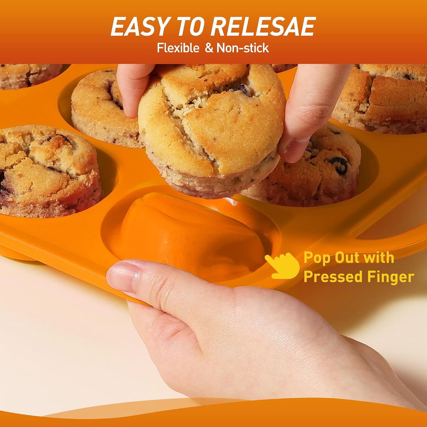 2 Packs 12 Cups Silicone Muffin Pan for Baking with Metal Reinforced Frame Regular Size Cupcake Pan Tray Egg Bites Silicone Cookie Molds Muffin Tin Tart Pans Sheet Set for Oven Dishwasher Safe