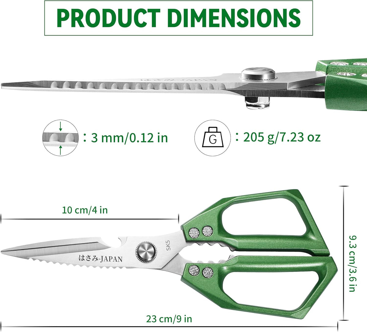 Kitchen Scissors for Food All Purpose Cooking Shears for Meat