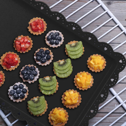 Food Tray, 12 Pack Serving Tray Serving Platter Cookies Dessert Plates,Disposable Plastic Serving Trays Rectangle Dessert Trays for Party, Wedding, Restaurant, 14.4" X 9.3" (White)