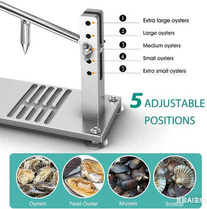 BIUWING Oyster Shucker Machine, Clam Opener Tool Set (Upgraded)