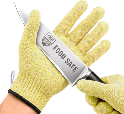 A5 Cut Resistant Gloves, Food Grade Kitchen Safety Gloves