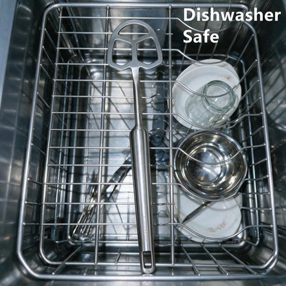 Seamless Danish Dough Whisk Baking Tools 304 Stainless Steel 12 Inches