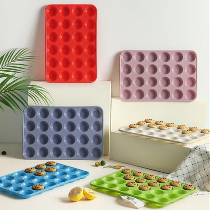 2 Pack 12 Cups Silicone Muffin Pan with Metal Reinforced Frame Regular Size Silicone Molds Cupcake Cake Baking Pans Cookie Baking Chocoflan Cupcake Mold Nonstick Muffin Tin Home Baking Supplies