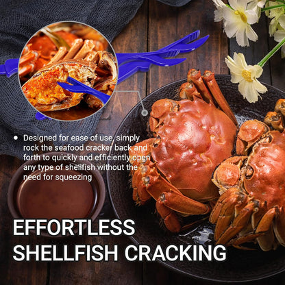 6PCS Crab Legs Crackers, Red