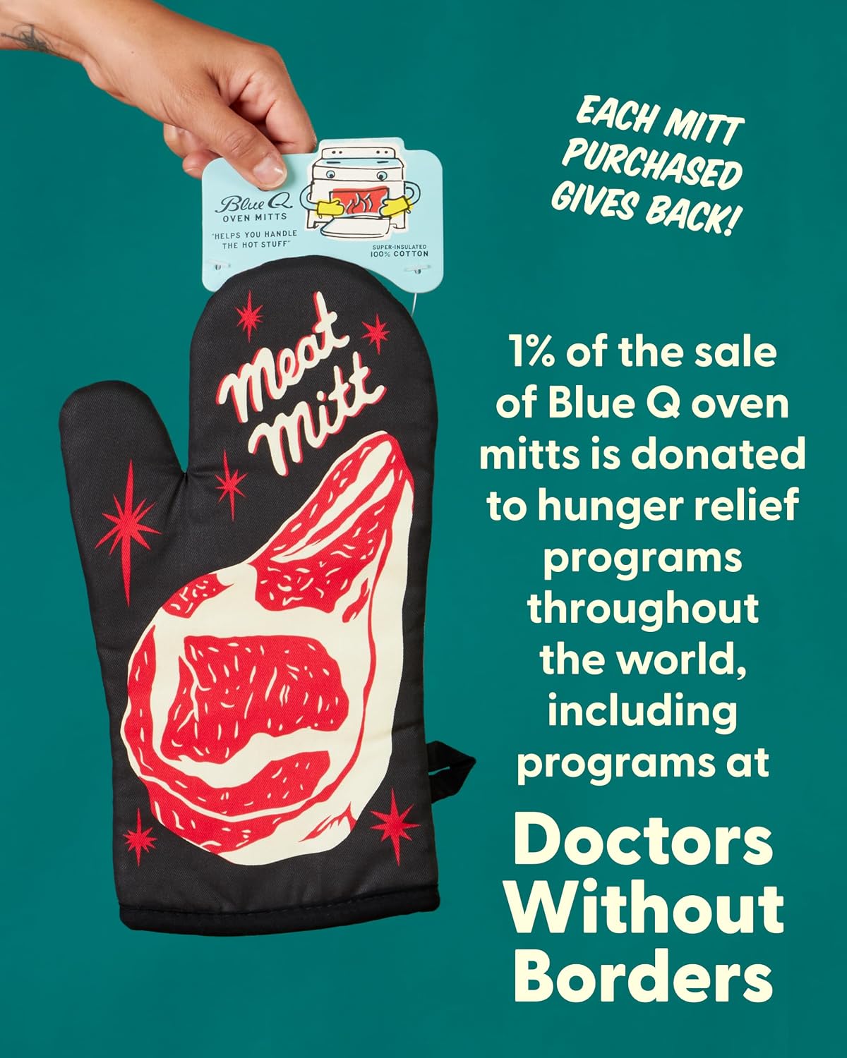 Blue Q Oven Mitts - Cute Kitchen Accessories & Kitchen Gifts - from Scratch