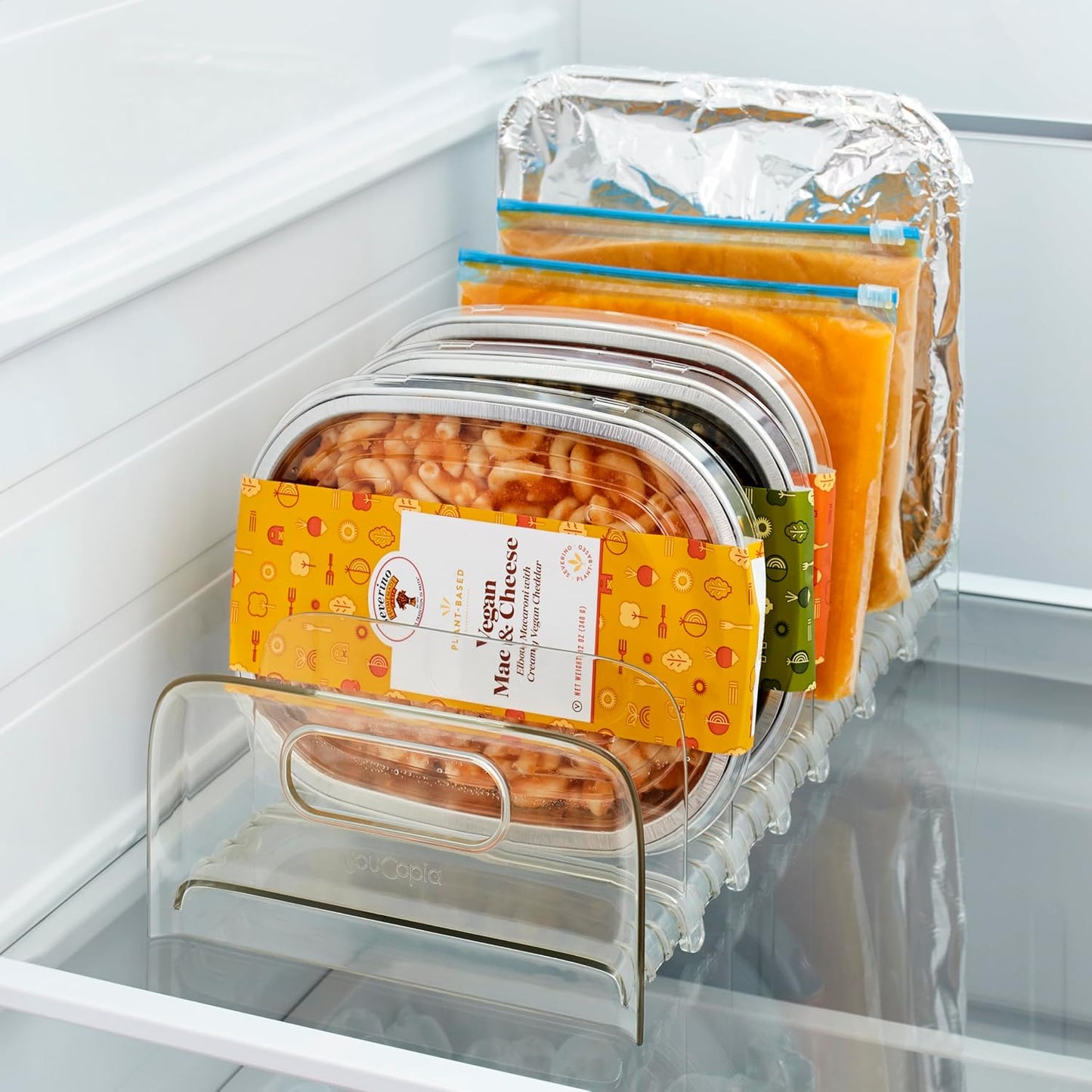 YouCopia FreezeUp Freezer Food Block Maker, 2 Cup, 2-Pack, Meal Prep Bag Container to Freeze Leftovers and Soup