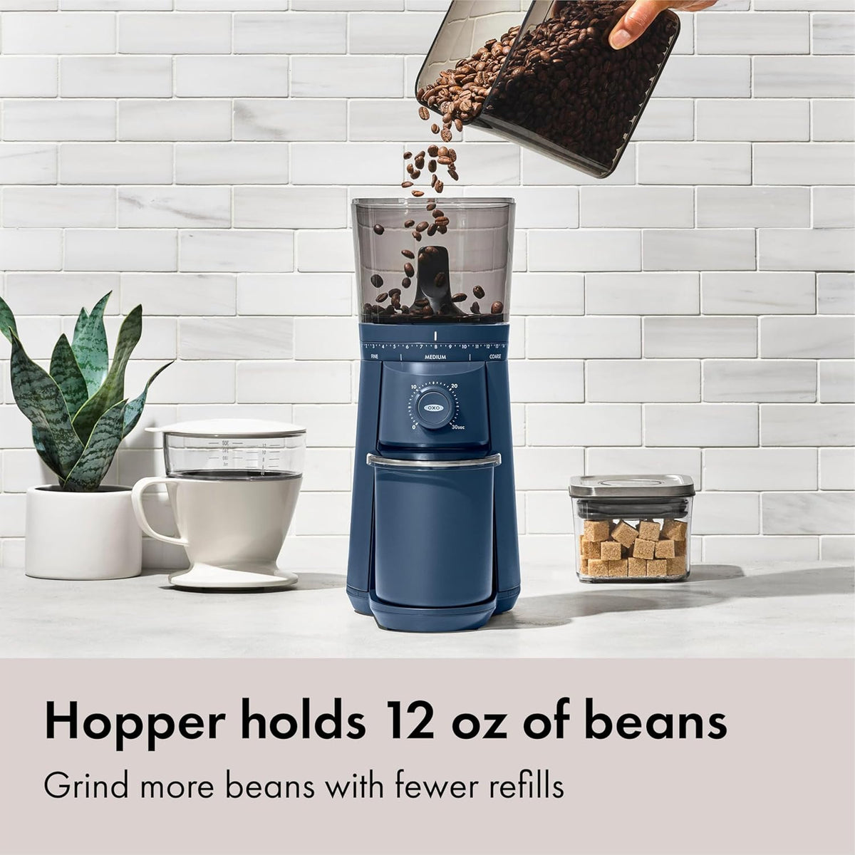 OXO Brew Conical Burr Electric Coffee Bean Grinder - 12 Oz, Matte Black