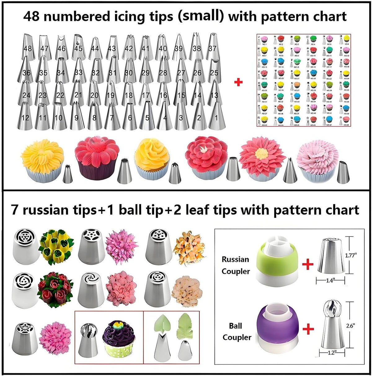 Cake Decorating Kit, 357 Pcs Baking Supplies