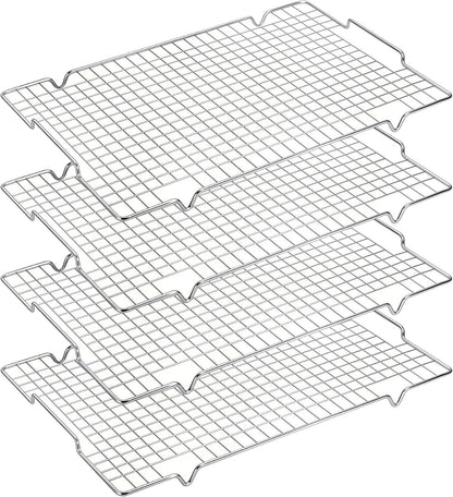 HULISEN Cooling Rack, 16 x 10 Inch Nonstick Baking Rack with Handles