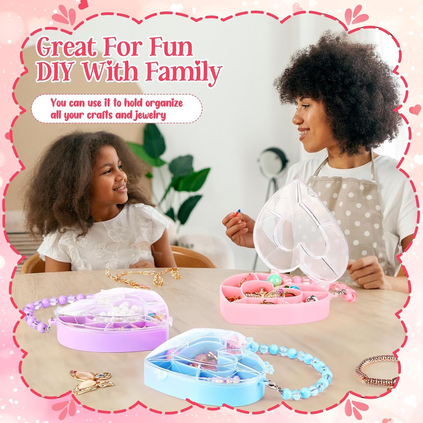 Cunno 6 Pack Valentines Day Containers Butterfly Shaped Food Containers Large Plastic Snack Box Food Storage with Handle Divided Serving Tray Portable Jewelry Organizer for Candy Fruit Purple