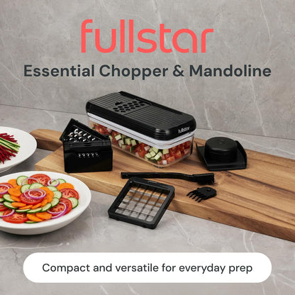 Fullstar Essential Vegetable Chopper & Mandoline Slicer 8-in-1 Kitchen Tool