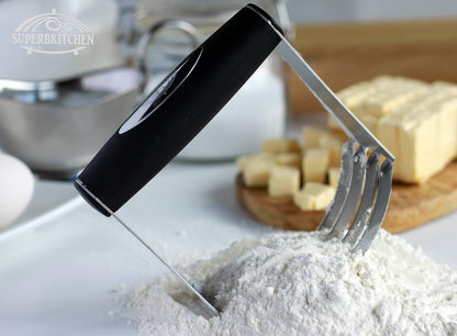 Dough Blender - Stainless Steel Professional Pastry Cutter for All Fall Baking