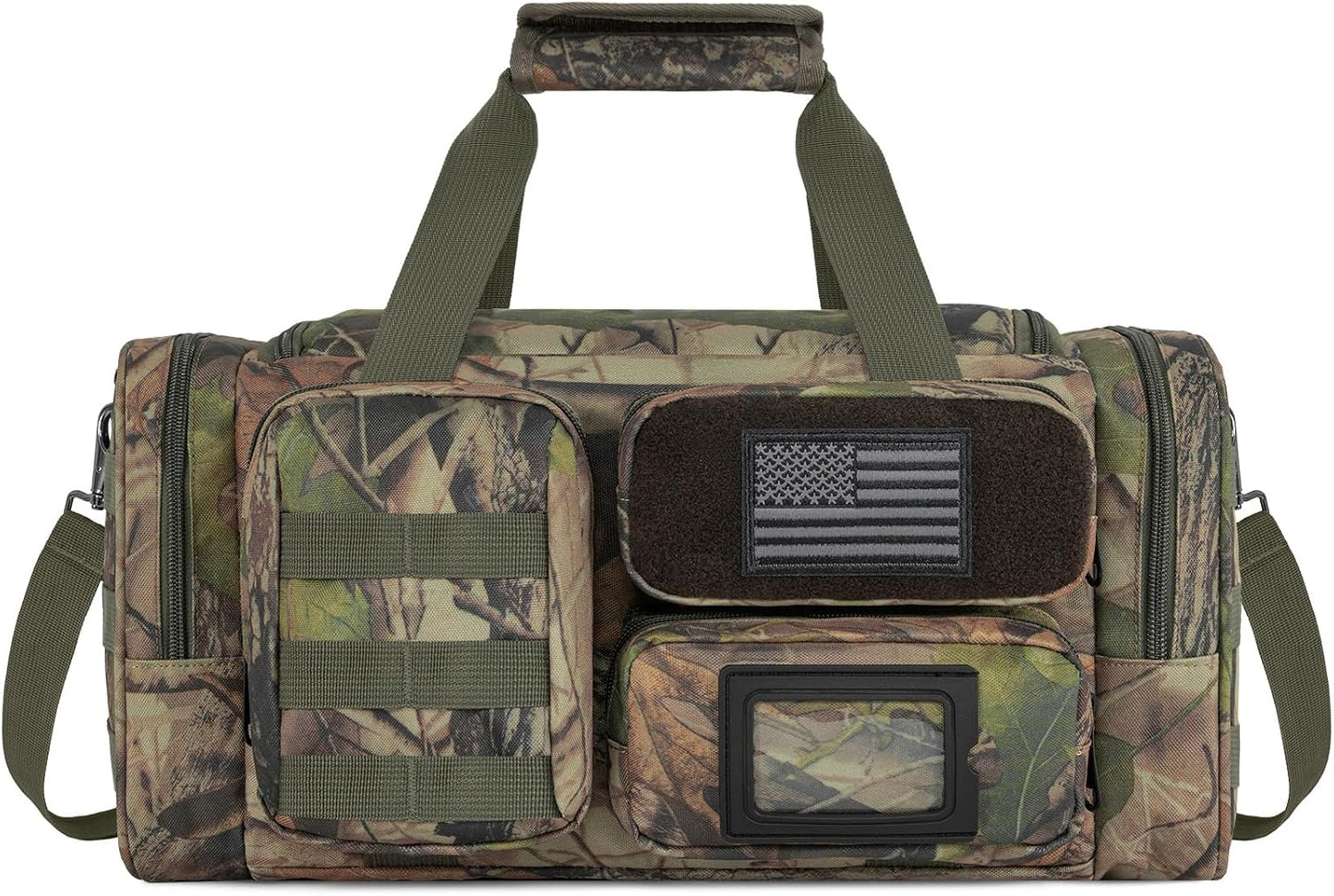 Tactical Pistol Range Bag, Gun Range Bag for Handguns, Shooting Duffle Range Pistol Bag with 6X Magazine Slots, Extra Pockets for Ammo and Essentials