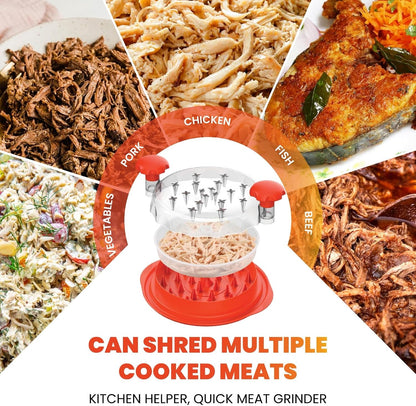 Large Chicken Shredder Tool Twist BPA Free 10.5" Meat Shredder