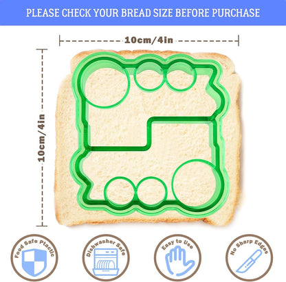 Sandwich Cutter Set, All in One Bento Box Accessory Kit, Including Sandwich Cutters, Accessories and Complete Supplies for Bento Boxes