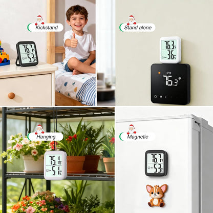 Antonki 2 Pack Room Thermometer Indoor Hygrometer
