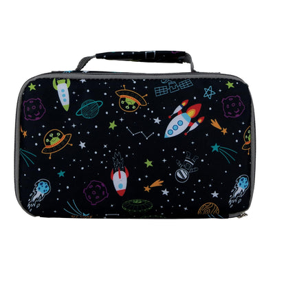 Nuby Lunchbox with Insulated Travel Bag - Bento Lunch Box - 3+ Years - Stars - Back to School Essentials