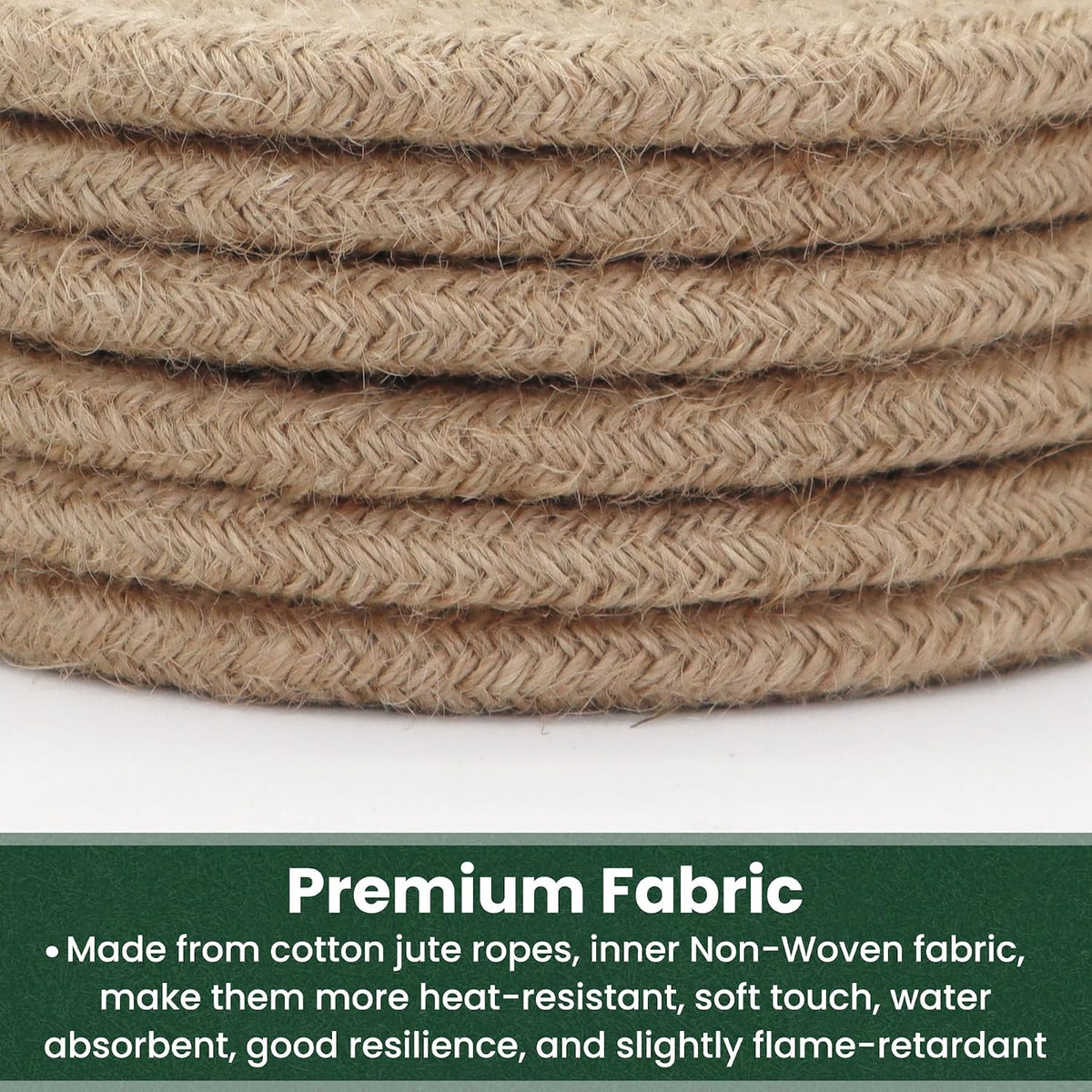 8 Inch Trivets for Hot Dishes, Hot Pots and Pans, 6 Pcs