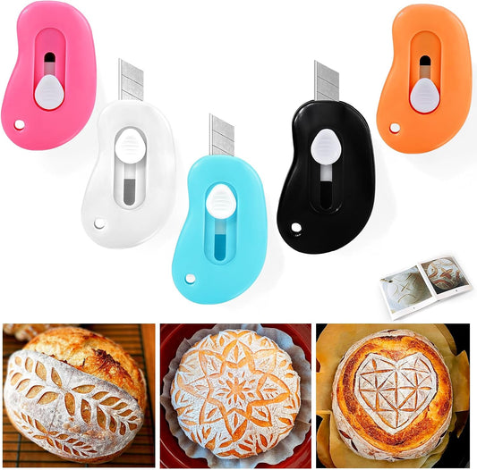 XANGNIER Sourdough Scorer Tool,Bread Lame Dough Scoring Tool,5 Pack