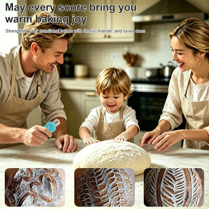 Herda Bread Lame Dough Scoring Tool, Retractable Magnetic Design