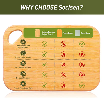 2 Pack Small Bamboo Wood Cutting Board for Kitchen 8.6" x 6" Mini Wooden Charcuterie Boards Lightweight Chopping Board Non Toxic Serving Board Tiny Chef Set Camping Fruit Lemon Sandwich Cheese Board