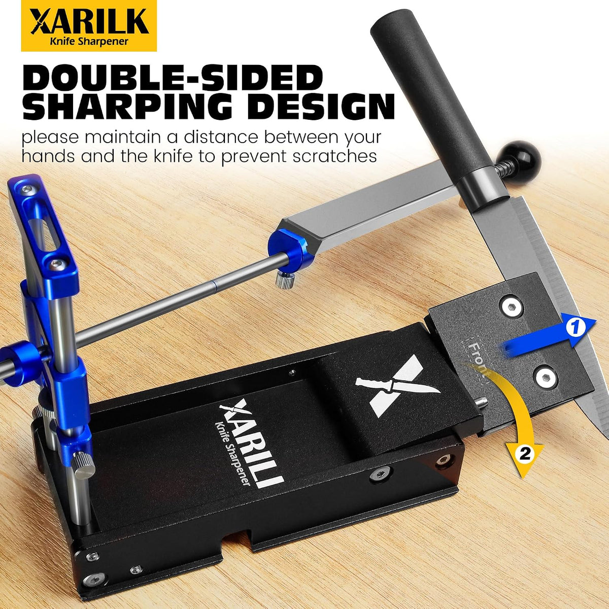 Foldable Knife Sharpening System, Portable Design