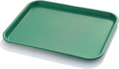 New Star Foodservice Fast Food Tray, Set of 12 (Black, 12 by 16-Inch)