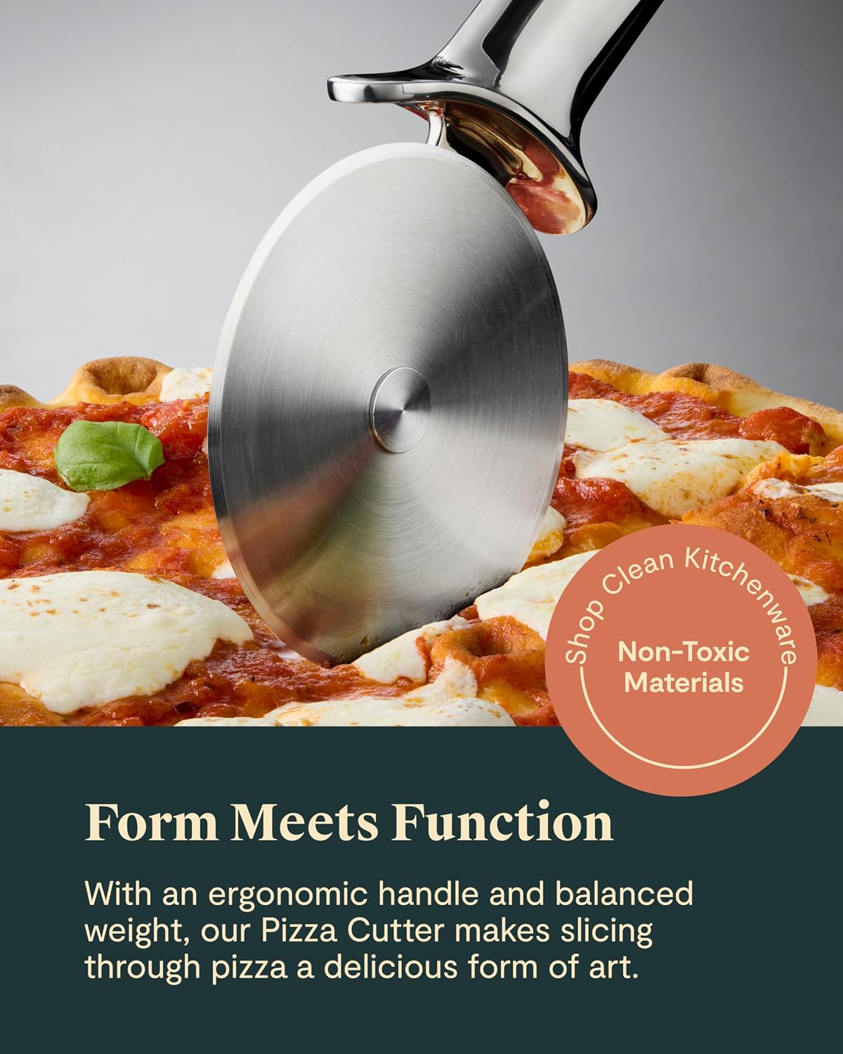 Caraway Stainless Steel Pizza Cutter Wheel