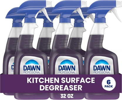 Dawn PRO Kitchen Surface Degreaser,Bulk Cleaning Spray for Oil and Grease Buildup in Commercial Kitchens,32 fl oz,(Pack of 12)