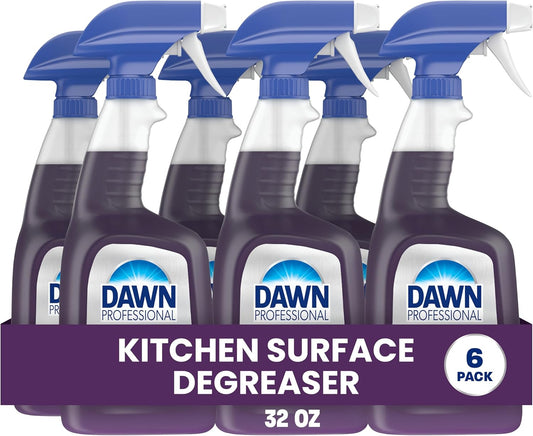 Dawn PRO Kitchen Surface Degreaser,Bulk Cleaning Spray for Oil and Grease Buildup in Commercial Kitchens,32 fl oz,(Pack of 12)