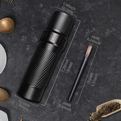 Homnoble Heavy Duty Pepper Grinder, Pepper Grinder External Adjustable