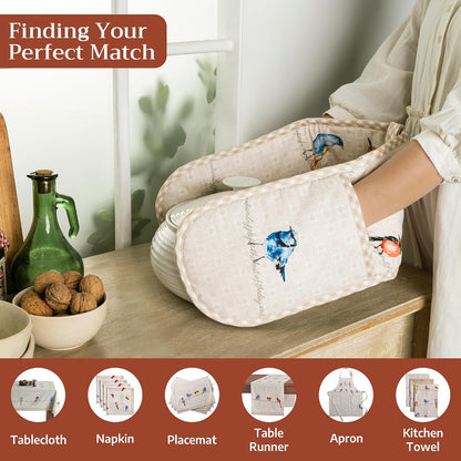 Maison d' Hermine Pot Holders 100% Cotton Potholders (8" x 8") - Colors B