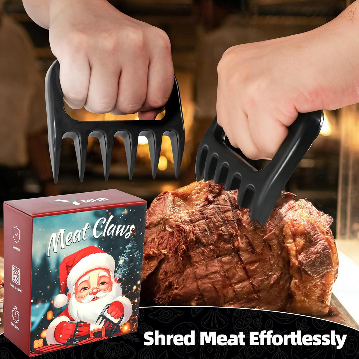 Meat Shredder Claws, Shredding Claws for Pulled Pork, BBQ Gifts for Men