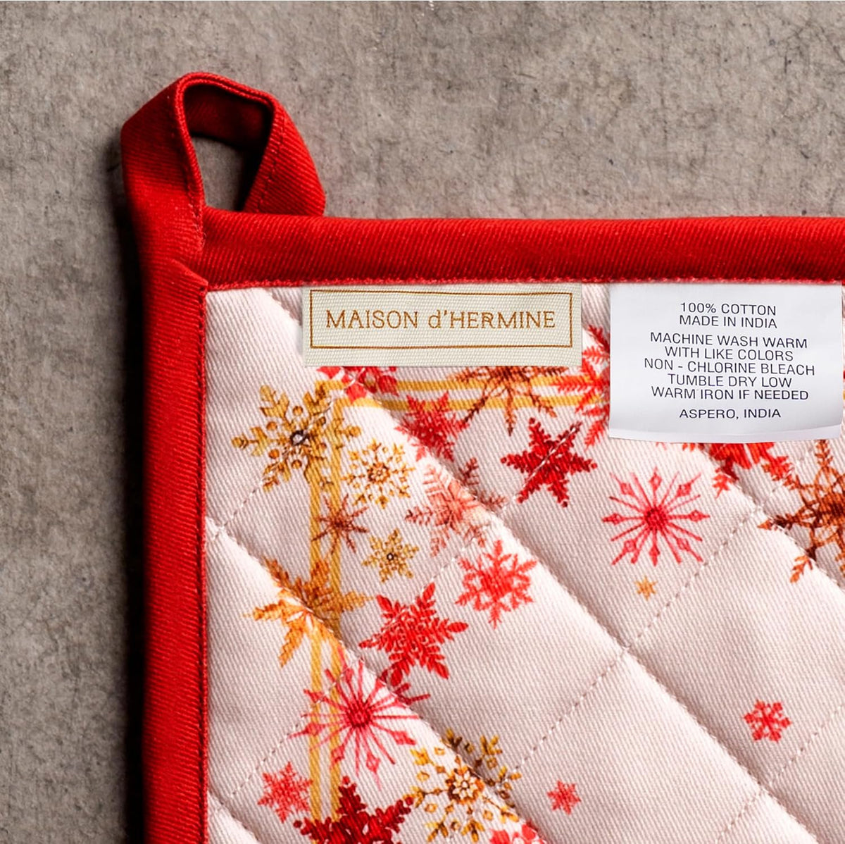Maison d' Hermine Pot Holders 100% Cotton Potholders (8" x 8") - Colors B