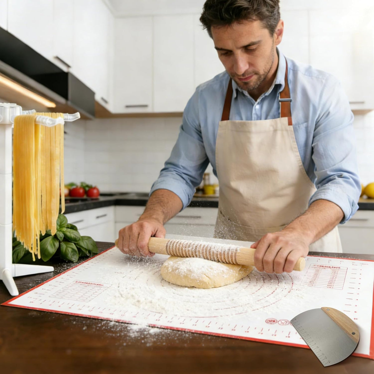 TREWAVE Pasta Making Tools Set, Homemade Pasta Making Kit