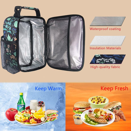 Hap Tim Kids Lunch Box for Girls Boys, Reusable Lunch Bag for Kids, Spacious Lunchbox, Insulated Lunchbag, Purple Unicorn(18654-PP)