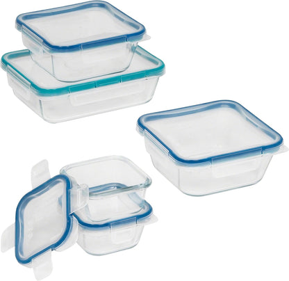 Snapware Snapware 6cup total solution rectangle food storage container glass, 9.3 Ounce (1112403)