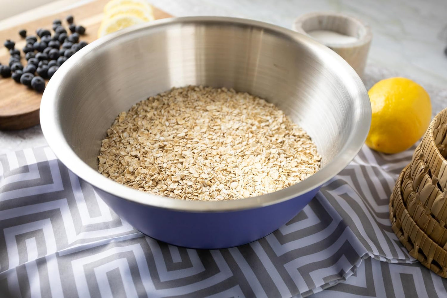 Fox Run Stainless Steel Small Mixing Bowl, 7.25 x 7.25 x 3.75 inches, Metallic