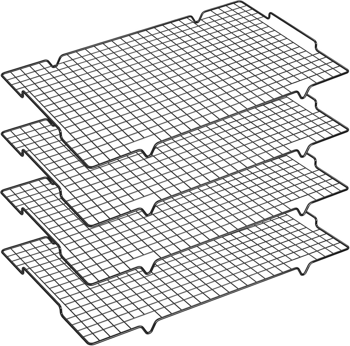 HULISEN Cooling Rack, 16 x 10 Inch Nonstick Baking Rack with Handles