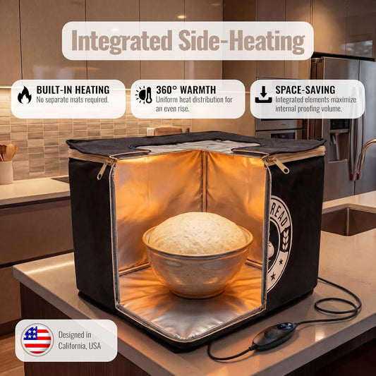 Cozy Bread® Proofer | Sourdough Proofing Box | Thermostat Control | Collapsible Bread Proofer for Dough Fermentation | USA Brand