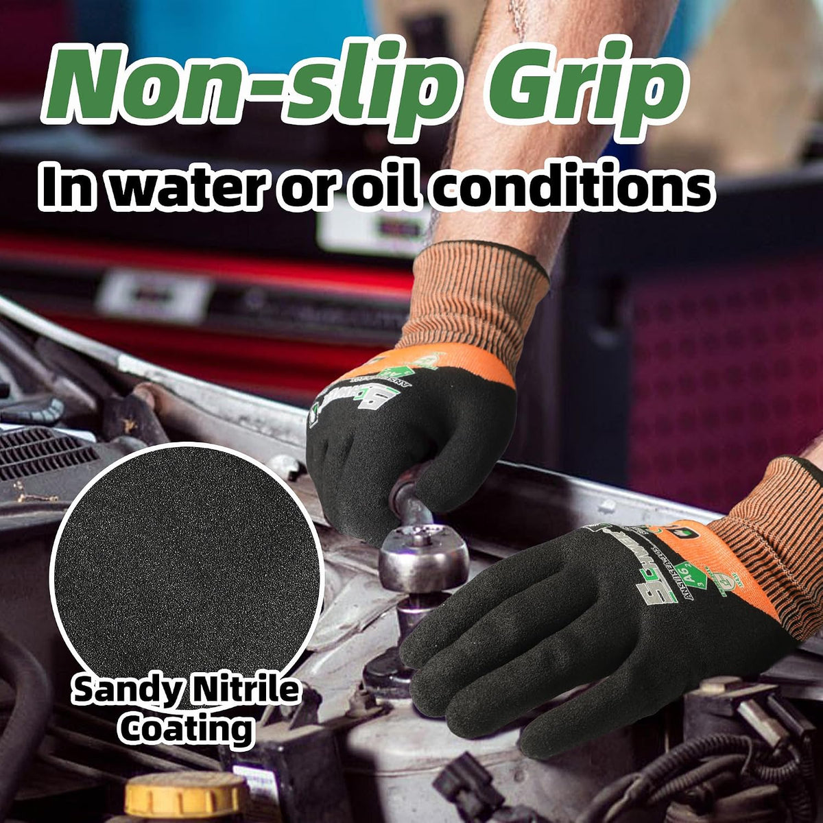 Schwer ProGuard A7 Cut Resistant Work Gloves for High Risk Work, PR3727, L
