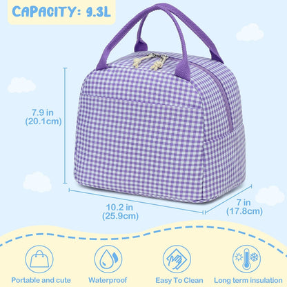 CAMTOP kids lunch bag Cute Insulated lunch box for Boys & Girls Leakproof loncheras for school