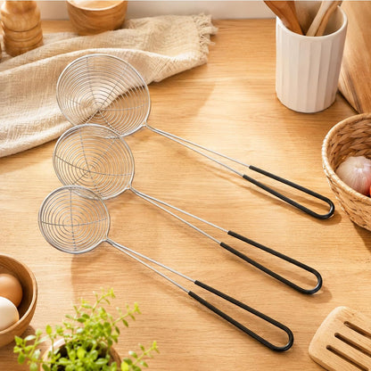 3 Pcs Boba Scoop, 3 Sizes Stainless Steel Strainer Spoon
