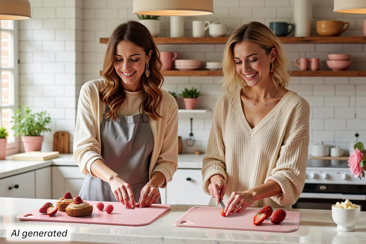 THETCHRY Plastic Cutting Board -Cutting Boards for Kitchen BPA Free