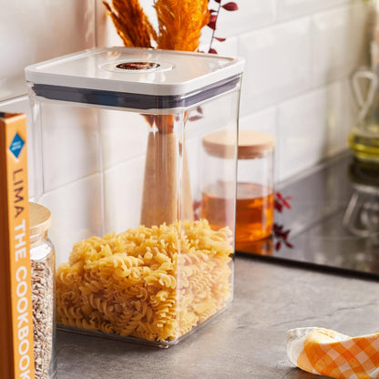 OXO Good Grips POP Container - Airtight Food Storage - Big Square Short 2.8 Qt Ideal for 5 lbs of sugar, cookies or crackers