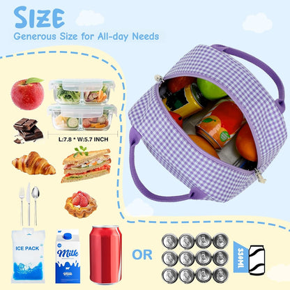 CAMTOP kids lunch bag Cute Insulated lunch box for Boys & Girls Leakproof loncheras for school