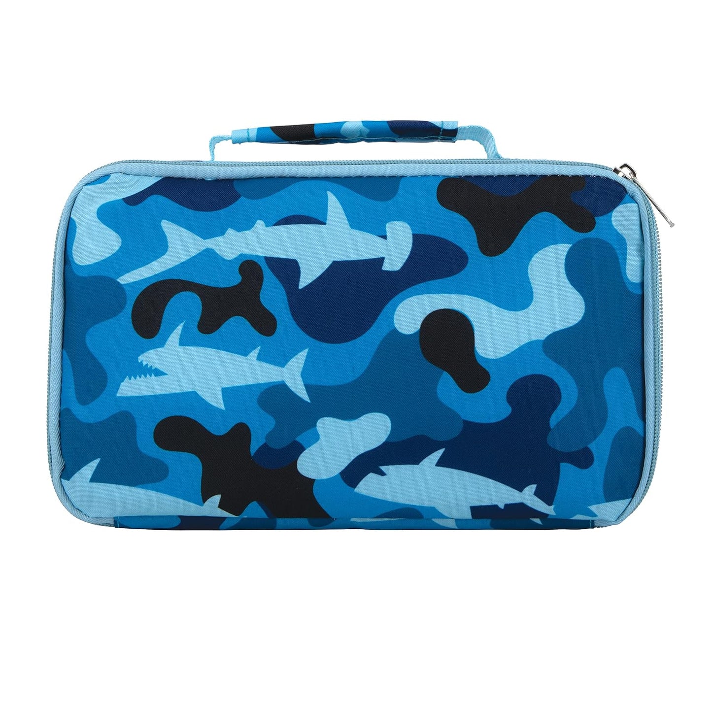 Nuby Lunchbox with Insulated Travel Bag - Bento Lunch Box - 3+ Years - Stars - Back to School Essentials