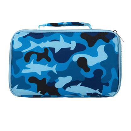 Nuby Lunchbox with Insulated Travel Bag - Bento Lunch Box - 3+ Years - Stars - Back to School Essentials
