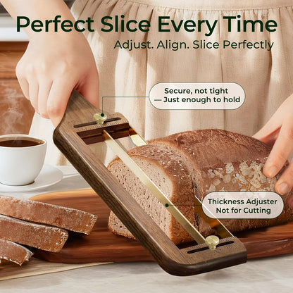 keechee Adjustable Bread Knife for Sourdough and Homemade Loaves