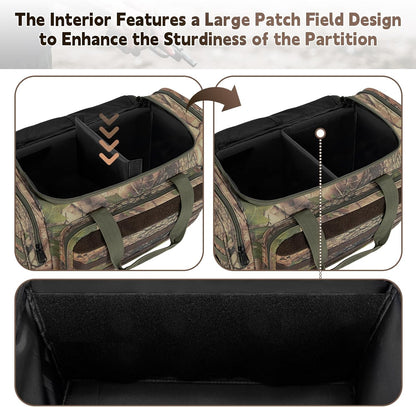Tactical Pistol Range Bag, Gun Range Bag for Handguns, Shooting Duffle Range Pistol Bag with 6X Magazine Slots, Extra Pockets for Ammo and Essentials